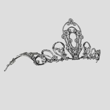 tiara accessory character clothes crown diadem head headband jewelry libertyone model princess silver 3d print model - Mito3D