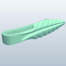 tie clipfeather v2 clip feather apparel printable lowpoly 3d print model - Mito3D