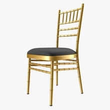 tiffany chair 3d 3dror 3ds balcony club design designer furnishings furniture gold max metal model modern outdoor plastic porch realistic seat steel vintage vray 3d print model - Mito3D