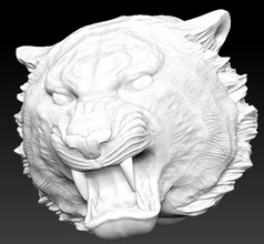 Kaplan kızgın kafa hayvan antika mimarlık kedi cnc elemanları amblemi baş iç aslan logo 2008 hunter şanslı Ortaçağ model süs predator yazdırılabilir rahatlama heykel Sibirya sembol duvar 3d print model - Mito3D
