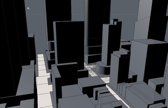 times square architettura edificio città paesaggio urbano livello più in basso modello moonbit poli poligono scena piazza struttura tempo 3d print model - Mito3D