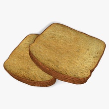 brindisi abramsdesign al forno la panetteria pane prima colazione veloce cibo modello pasticceria il rotolo sandwich fetta due di grano 3d print model - Mito3D