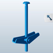 Knebel-Schraube v1 Knebel bolt tools - Ausrüstung bedruckbar ist lowpoly Werkzeuge-Ausrüstung 3d print model - Mito3D