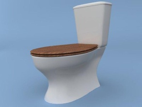 toilet bathroom casaubon fixture furnishings furniture house interior rest room wc 3d print model - Mito3D