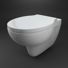 toilet 3dshed basin bathroom detail fixture floating furnishings hanging lavatory model room sanitary wall washing wc 3d print model - Mito3D