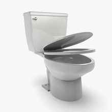 el inodoro 00 3d de la cuenca baño cuarto bañera bol armario diseño grifo fixture mobiliario muebles houshold lavabo lochness loo modelo moderno realista presiona agua wc 3d print model - Mito3D