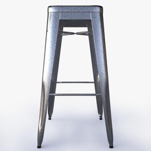 tolix bar stool 3d 3ds 75 collection desigh furniture h kitchen max metal model nardid realistic vray 3d print model - Mito3D