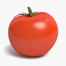 la tomate abramsdesign les aliments de fruits en bonne santé modèle nature l'usine réaliste rouge légumes végétation 3d print model - Mito3D
