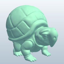 turtle topper v1 kalem kaplumbağa yenilik yazdırılabilir lowpoly 3d print model - Mito3D