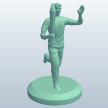 torchcarrier v1 la antorcha transportista personas imprimible lowpoly 3d print model - Mito3D