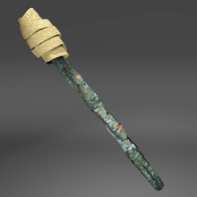 torch aircamp ancient architecture army burnt camp candle castle chamber dungeons elements exotic fire hanging lamp light medieval melee model old primitive stick torchlight tribe wall weapon wood 3d print model - Mito3D