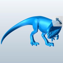 torvosaurus v1 dinozorlar yazdırılabilir lowpoly 3d print model - Mito3D