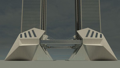 tour de l'architecture bh010 pont la construction centrum ville modèle bureau grattoir ciel gratte-ciel structure towerbridge travail 3d print model - Mito3D