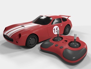 oyuncak araba antika çizgi film çocuk kontrol elektrik komik oyun daha düşük model ocstard oynuyor poly yarış radyo rc uzak süper toon toycar araç 3d print model - Mito3D