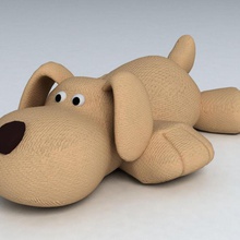 Spielzeug-Hund Tier tragen canine Niedlich Hund Fuß vier home säugetier odio der rottweiler weich teddy terrier - Spielzeug 3d print model - Mito3D