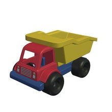 toy dump truck v1 toys printable lowpoly 3d print model - Mito3D
