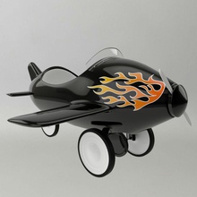 jouet avion des avions en dessin animé enfant le cycle amusant passe-temps isacluz jet kid de modèle jouant l'hélice sport toyplane 3d print model - Mito3D