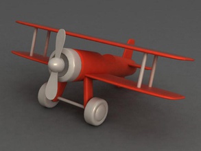 toy plane aircraft child kid odio playing 3d print model - Mito3D
