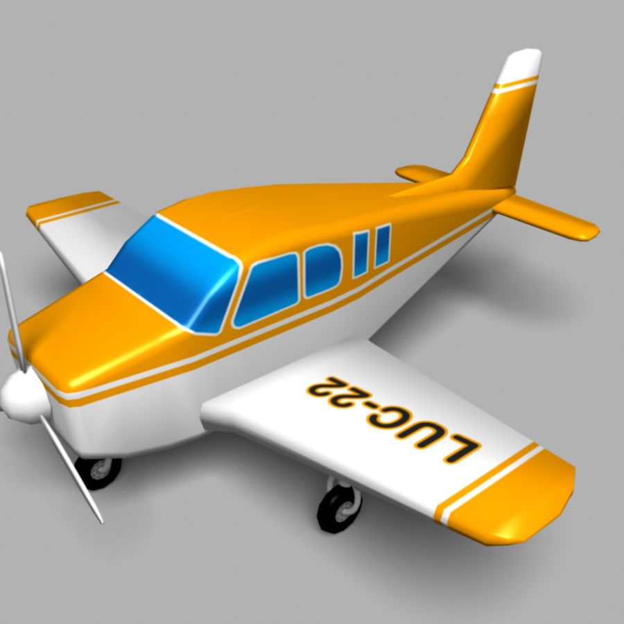 oyuncak küçük uçak iş cessna crustypup motor jet model bir özel pervane propellor sahne raytheon tek 3D print model - Mito3D