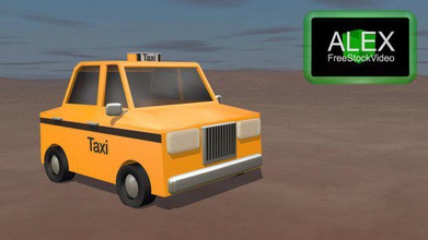 juguete de taxi vehículos 3d print model - Mito3D
