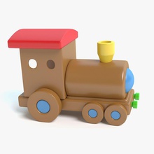 toy train abramsdesign child gift kid locomotive model playing present toddler vehicle 3d print model - Mito3D
