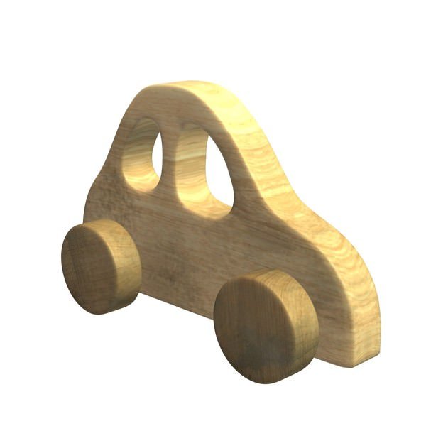 brinquedo v4 de carro brinquedos printable lowpoly 3D print model - Mito3D