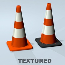 traffic cone textured aircraft airplane architecture car caution industrial model plane safty sign texture transport transportation unjosnav 3d print model - Mito3D