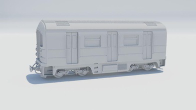 Zug Auto schwer Industrie der U-Bahn Modell mrzoomzs Beifahrer die transport Fahrzeug 3d print model - Mito3D