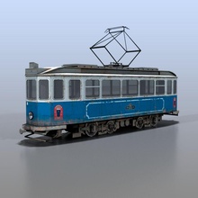 el tranvía teleférico coche motor ii modelo de los pasajeros rail tren soviética stalingrado calle transporte vehículo la guerra mundo 2 ª mundial segunda xxxgaurangaxxx 3d print model - Mito3D