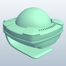 traveler compass v1 tools equipment printable lowpoly 3d print model - Mito3D