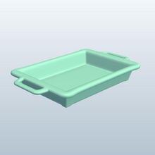 tray v1 household items printable lowpoly 3d print model - Mito3D