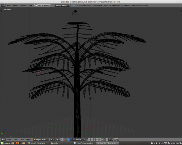 tree plants palm 3D print model - Mito3D