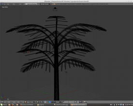 albero piante di palma 3d print model - Mito3D