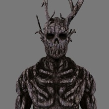 árbol de monstruo capitán carácter criaturas la fantasía galaxia humanos leñosas hombre modelo monster místico producción madera zombie 3d print model - Mito3D