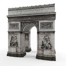 zafer kemeri eski kemerli mimarlık bina şehir klasik İtalya dönüm noktası daha düşük lowpoly model anıt poly Kaya Roma sahne severus taş yapısı tapınaklar xxxgaurangaxxx 3d print model - Mito3D
