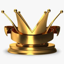 trophy 8 crown 2 3d awards bronze champion championship competition game goblet gold model prize reward shiva3d sport victory well winner winning 3d print model - Mito3D