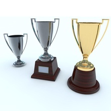 kupa bardak 1 ödüller şampiyon kap altın madalya metal mihai model n panait yer plak ödül kurdele attı futbol spor başarılı zafer kazanan 3d print model - Mito3D