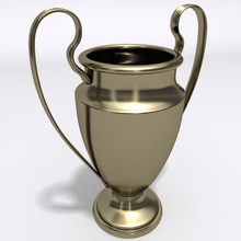 trophy cup 1st awards champion collection dorin football george gold league medal model panait place plaque price prize reward soccer sport succeed victory voetbal winner winning 3d print model - Mito3D