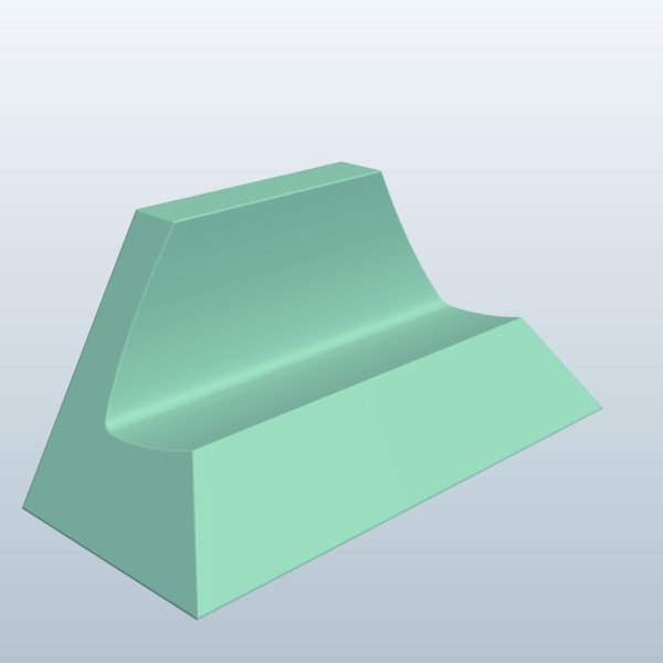 v1 kesilmiş piramit sandalye kesildi mobilya yazdırılabilir lowpoly 3D print model - Mito3D