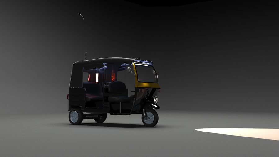 tuktuk bisiklet biteframe araba taşıma savaş arabası Koç döngüsü dolly egyptiontuktuk model motosiklet pedallar standart van araç vagon 3D print model - Mito3D