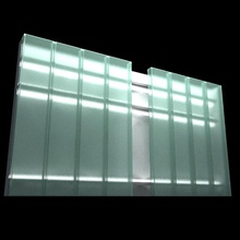 u-glass de la arquitectura los bloques ladrillo construcción elementos vidrio modelo morihuela el panel profilit tecno translúcido u pared ventana 3d print model - Mito3D