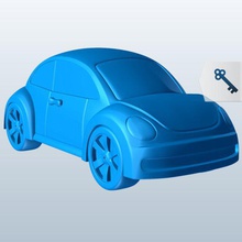 ultrakompakter Auto v1 ultrakompakt Fahrzeuge bedruckbar ist lowpoly 3d print model - Mito3D