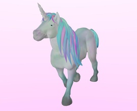 unicorn animal horse isabluetattoo model 3d print model - Mito3D