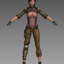 urban woman 3ds anatomy apocalyptic beauty character female game girl human lady max model people post postapocalyptic realistic sexy tonzy911 zbrush 3d print model - Mito3D
