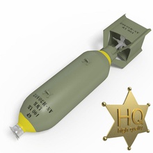 noi ww2 bomba lwr un-m30a1 3d 3ds la bomber fbx m30a1 malibu3d max maya missile modello proiettile realistici usa l'arma seconda guerra mondiale 3d print model - Mito3D
