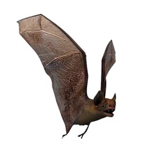 vampire bat animal blood bump character color fontrap fur horror model scary uv wing 3d print model - Mito3D