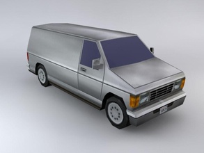 van Görünümüdür varlıklar kafes araba david turner teslimat fbx gamee ağır max maya n nakliye ulaşım araç 3d print model - Mito3D