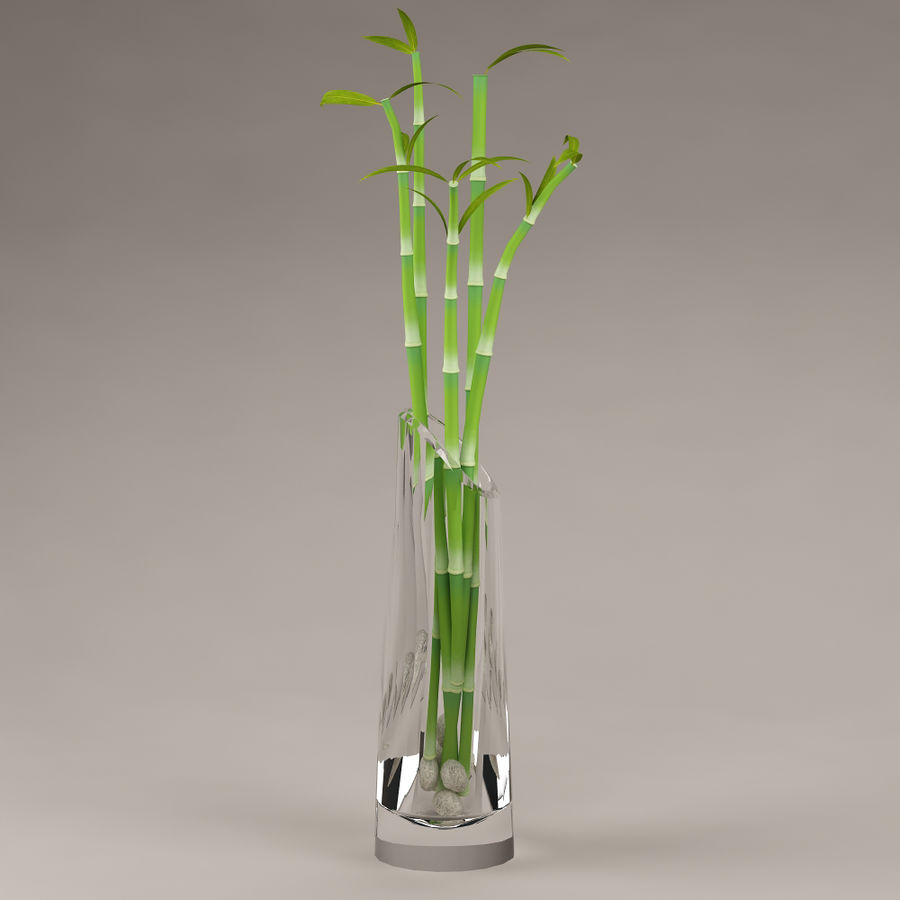 vase & bamboo 3d botanical bushes decoration design flower flowerpot garden grass hedges interior landscape leaf live model nature plant realistic room skyart3d tree 3D print model - Mito3D