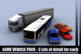 vehicle pack 3d 3ds 4wd a4 autodesk bus captiva car collection dwights3dmodels fbx game lower max maya model nissan poly realistic sedan semi trailer truck unity 3d print model - Mito3D
