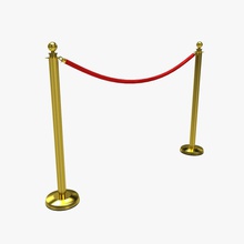 velvet rope 3degestar architecture bank club divider elements entrance lines lobby model movie nightclub parking pole potelets queue security shop stanchion theater theme 3d print model - Mito3D